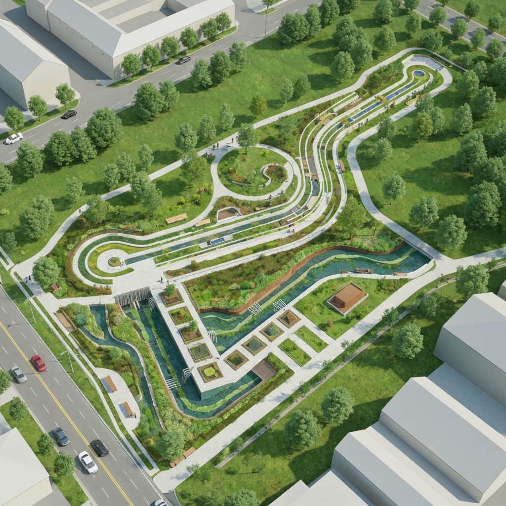 Construction dewatering site